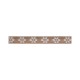 Galon fleur tisse 9mm