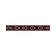 Galon fleur tisse 9mm
