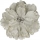 Fleur pivoine/broche