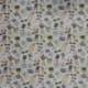 Tissu Outfit Cretonne Imprimé Blanc