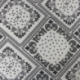 Tissu Popeline Imprime Bandana Ecru 