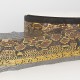 Galon paillettes reptile