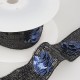 Galon paillettes fleurs