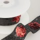 Galon paillettes fleurs