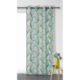 Tissu Voilage Flores Feuillage Vert