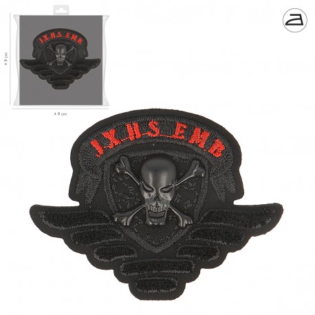 Ecusson blason tête de mort