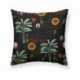 Tissu Irati Demi Panama Fond Noir 