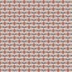 Tissu Cretonne Feuillette Imprimé Rouge 