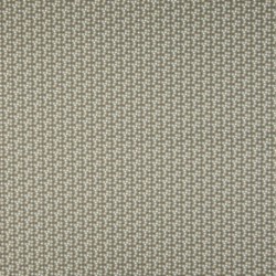 Tissu Coton Imprimé Pois Vert Sable et Marron 