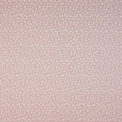 Tissu Coton Imprimé Motif Fond Rose