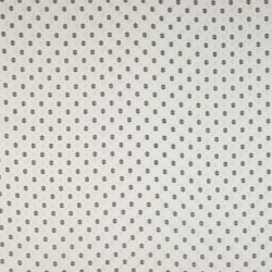 Tissu Coton Imprimé Géometrique Blanc 