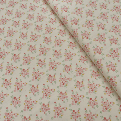 Tissu Wish Imprimé Bio Fleur Multico 
