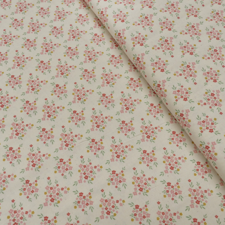 Tissu Wish Imprimé Bio Fleur Multico 