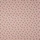Tissu Coton Imprimé Floral Fond Saumon