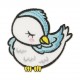 Ecusson animaux endormis - Oiseau