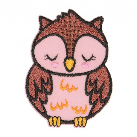 Ecusson animaux endormis - Hibou