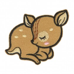 Ecusson animaux endormis - Faon