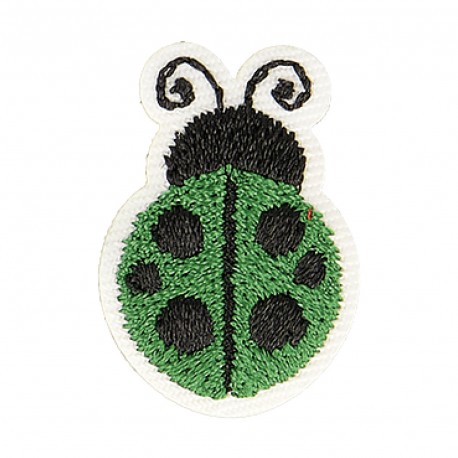 Ecusson coccinelle - Vert