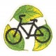 Ecusson éco friendly - Vélo
