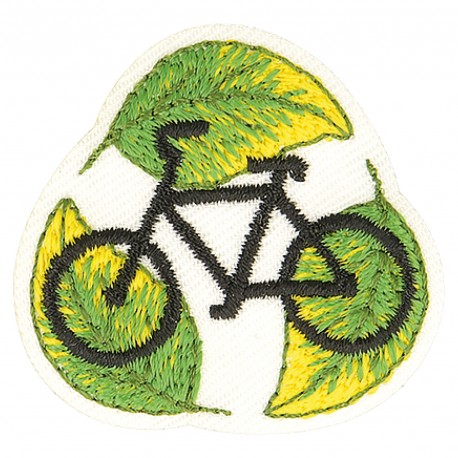 Ecusson éco friendly - Vélo