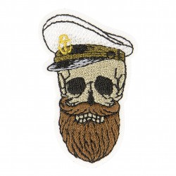 Ecusson tête de mort - Capitaine
