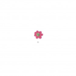 Pm motifs effet crochet - Fleur