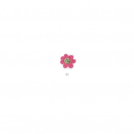 Pm motifs effet crochet - Fleur