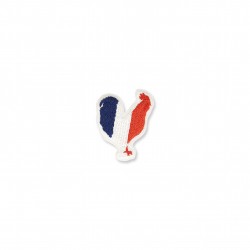 Ecusson petit coq fr - Bleu/blanc/rge