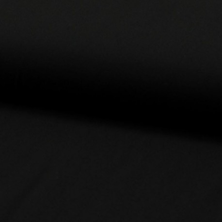 Tissu Viscose Uni Noir 