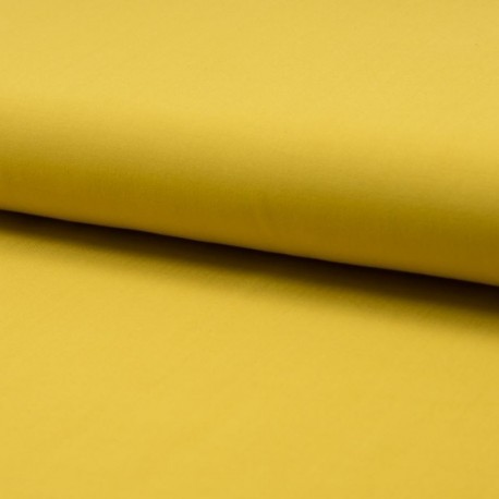 Tissu Viscose Uni Ocre 