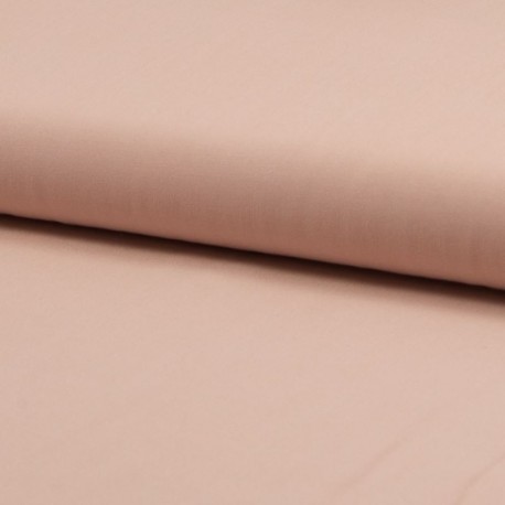 Tissu Viscose Uni Saumon 