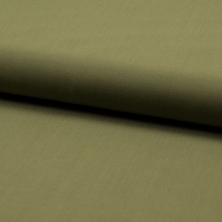 Tissu Viscose Uni Army