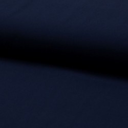Tissu Viscose Uni Navy Foncé