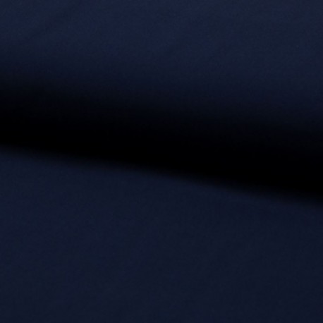Tissu Viscose Uni Navy Foncé
