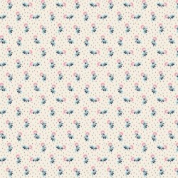 Tissu Salome Imprimé Rose 