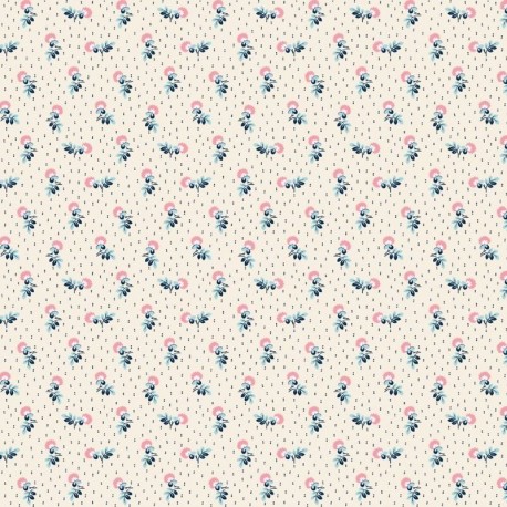 Tissu Salome Imprimé Rose 