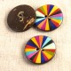 Bouton coco décoré