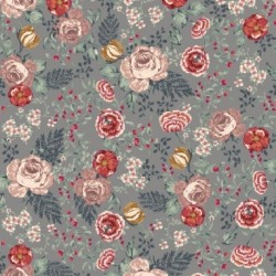Tissu Baroque 3 Digital Fleur Multicolore