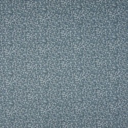 Tissu Jersey Coton Imprimé Pois Fond Bleu