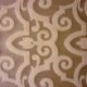 Tissu Bijou Jacquard Arabesque Fond Prune
