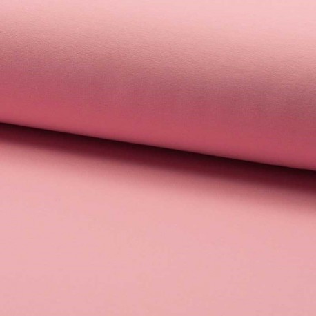 Tissu Jogging Uni Rose