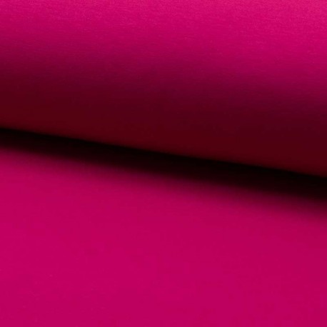 Tissu Jogging Uni Fuchsia