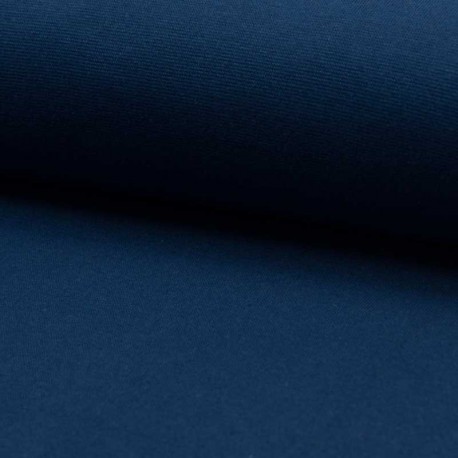 Tissu Bord Cote Uni Indigo 