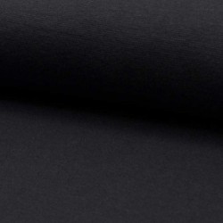 Tissu Bord Cote Uni Anthracite