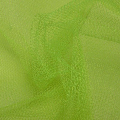 Tissu Tulle Vert Fluo