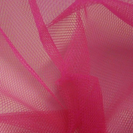 Tissu Tulle Rose Fluo