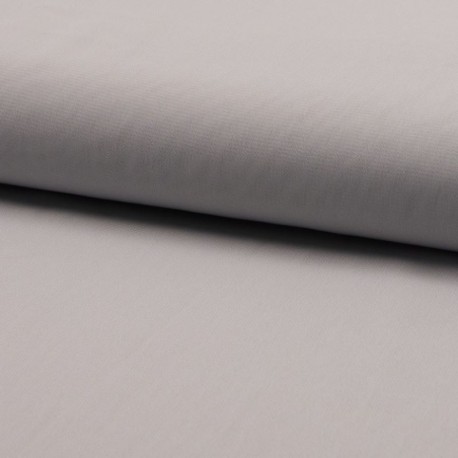 Tissu Mousseline Unie Gris