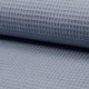 Tissu Nid d'Abeille Uni Glacier