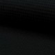 Tissu Nid d'Abeille Uni Noir