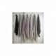 Tissu Velours Lisse Alessia Ecru